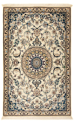 Alfombra Persa - Nain - Real - 135 x 85 cm - beige
