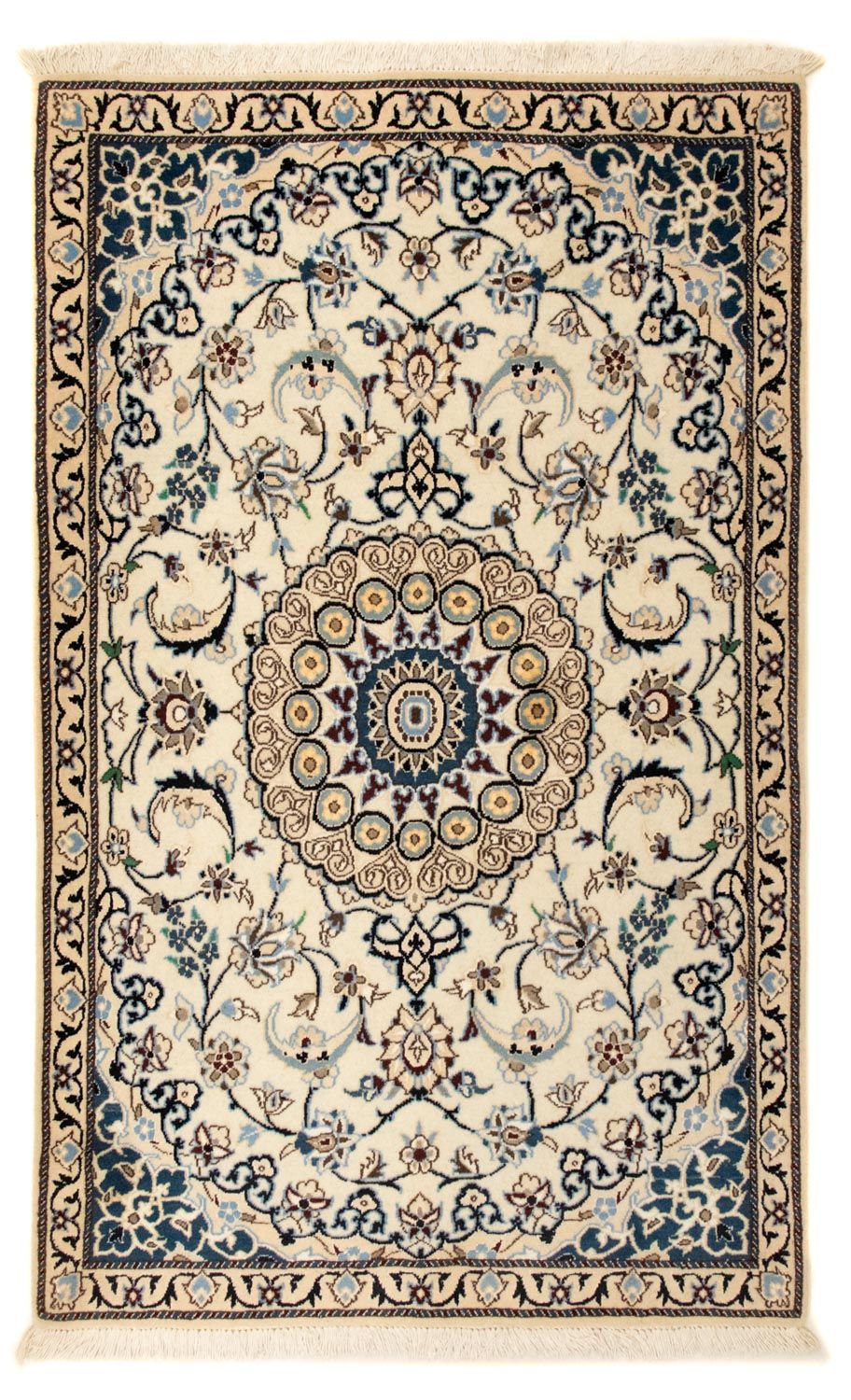 Alfombra Persa - Nain - Real - 135 x 85 cm - beige