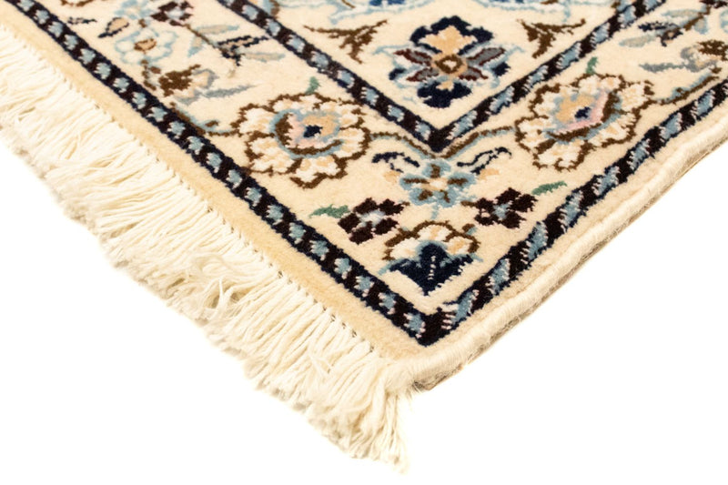 Alfombra Persa - Nain - Real - 128 x 87 cm - azul oscuro