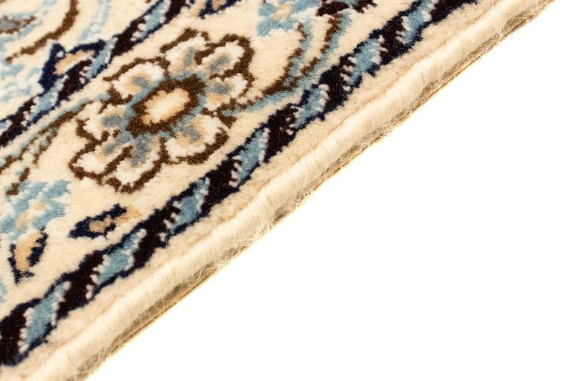 Alfombra Persa - Nain - Real - 128 x 87 cm - azul oscuro