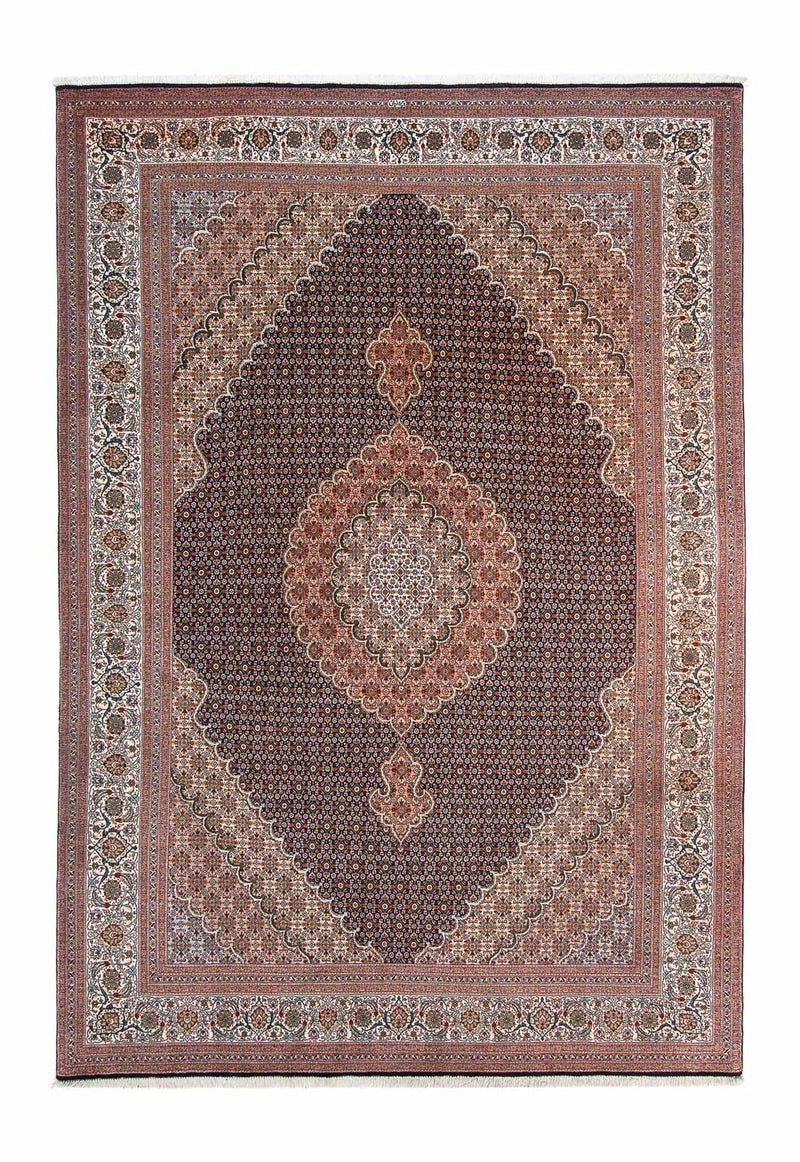 Alfombra persa - Tabriz - 295 x 206 cm - marrón oscuro