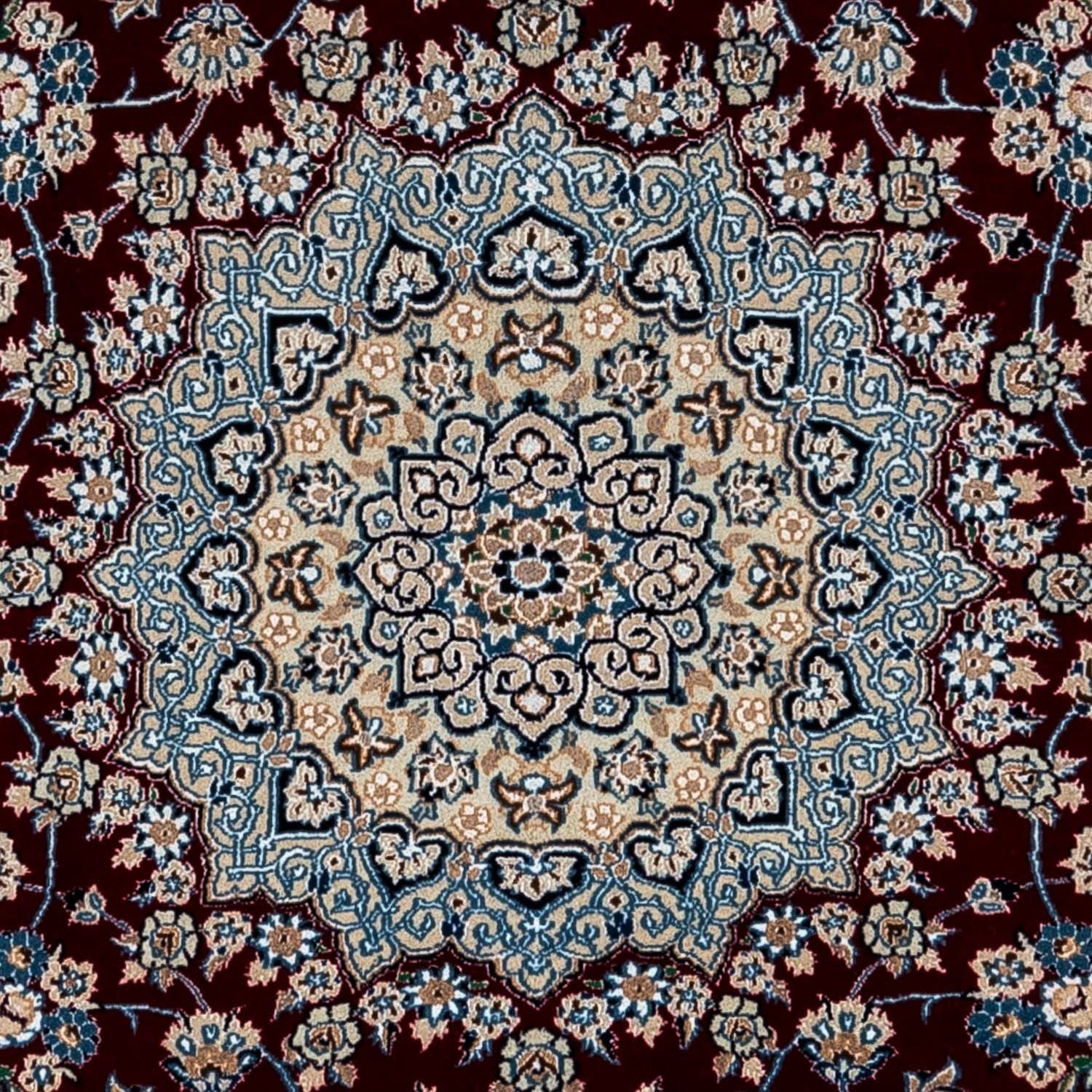 Alfombra Persa - Nain - Real - 337 x 240 cm - rojo oscuro