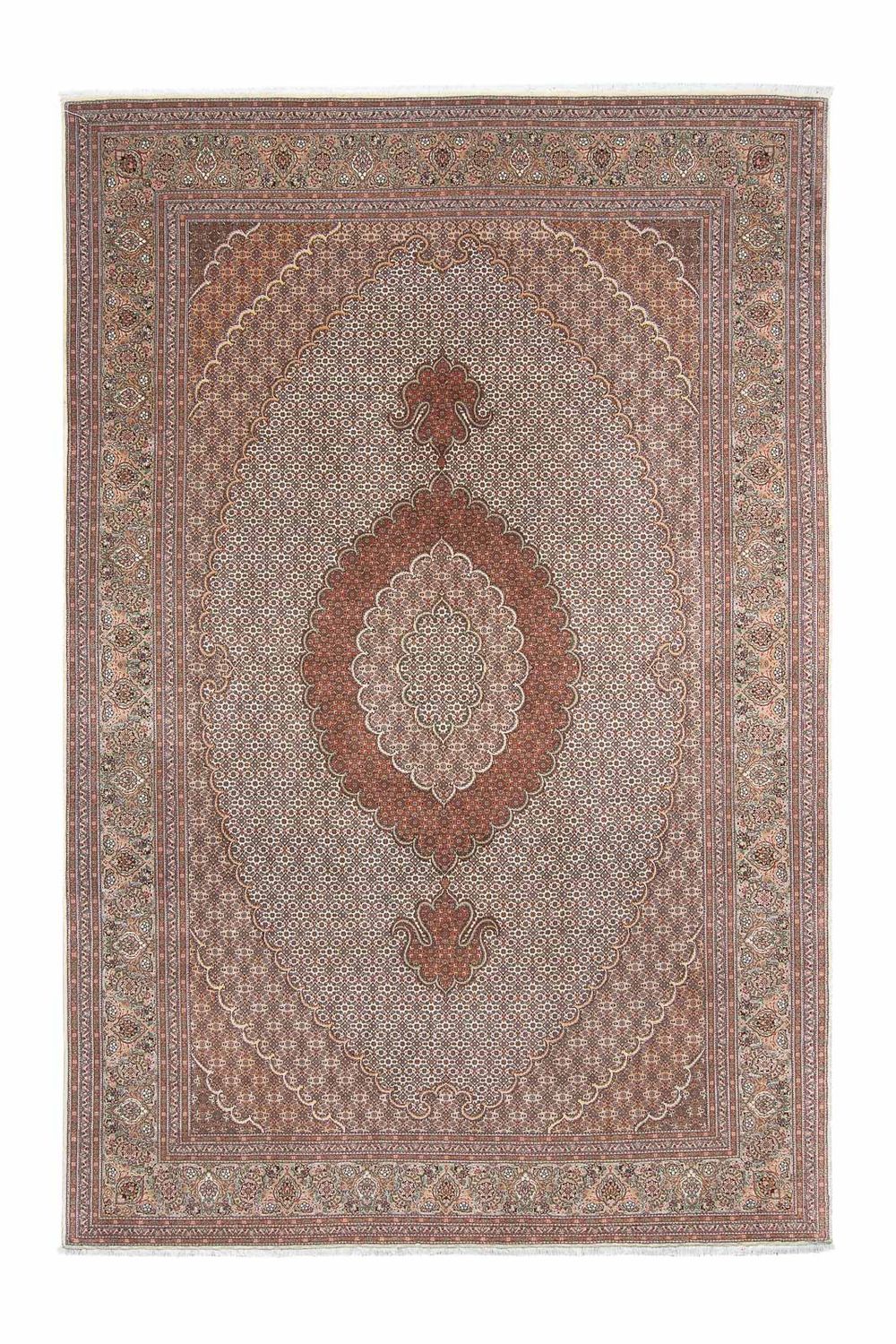Alfombra persa - Tabriz - 300 x 200 cm - marrón claro