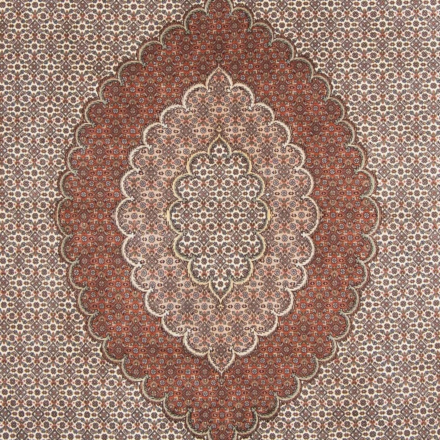 Alfombra persa - Tabriz - 300 x 200 cm - marrón claro