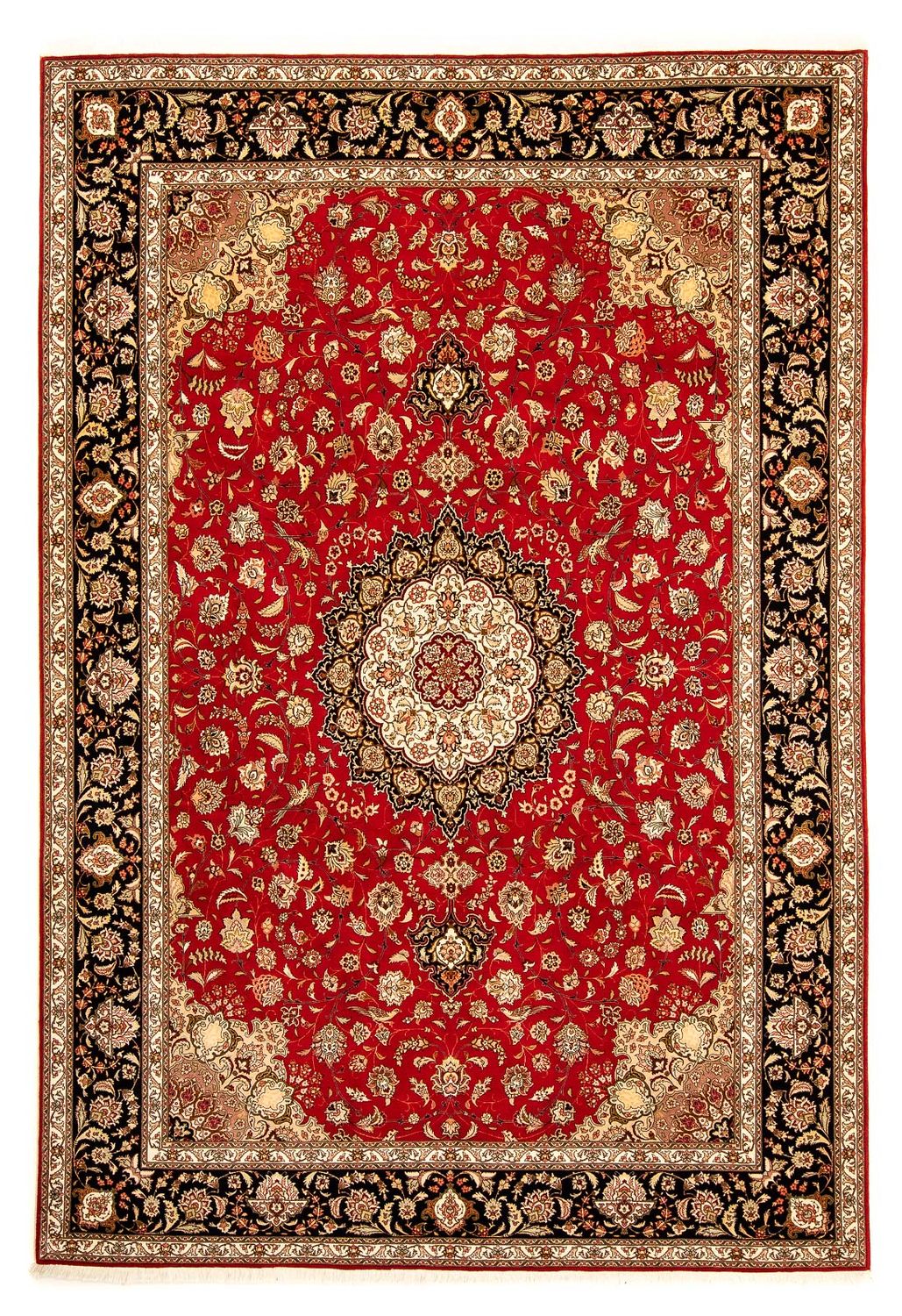 Alfombra Persa - Tabriz - Real - 350 x 253 cm - rojo