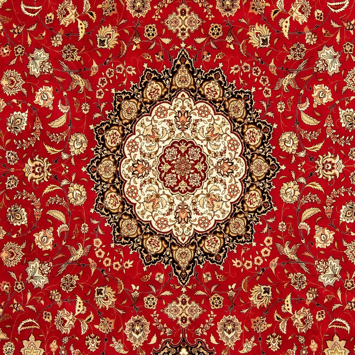 Alfombra Persa - Tabriz - Real - 350 x 253 cm - rojo