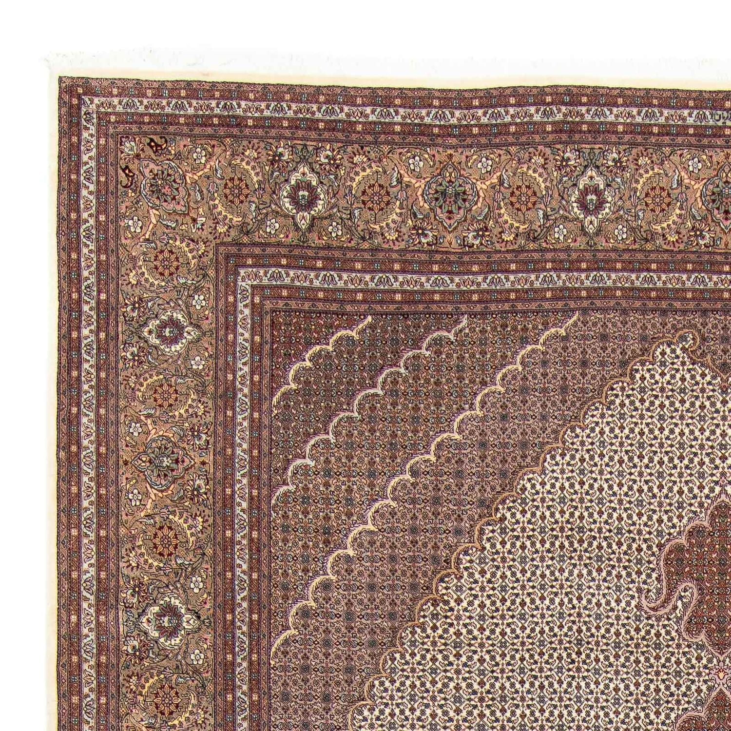 Alfombra persa - Tabriz - 348 x 255 cm - marrón