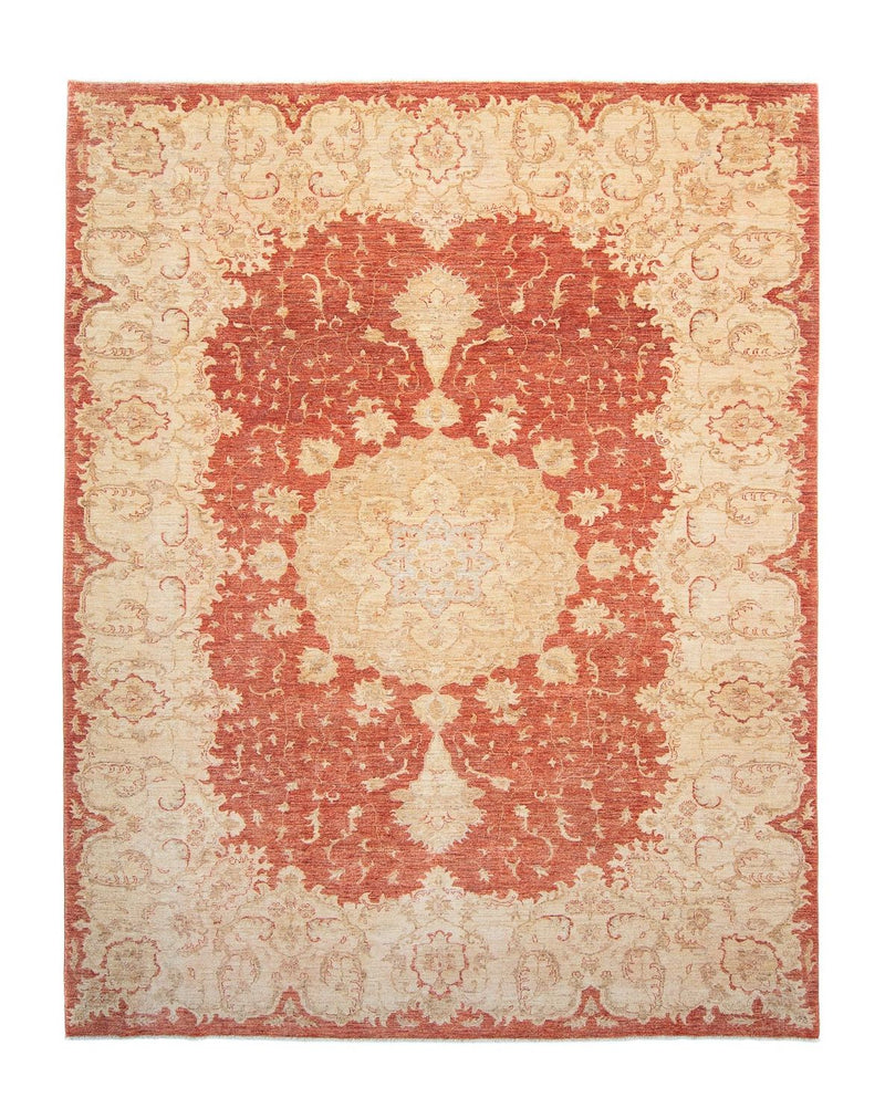 Alfombra Ziegler - 355 x 271 cm - rojo claro