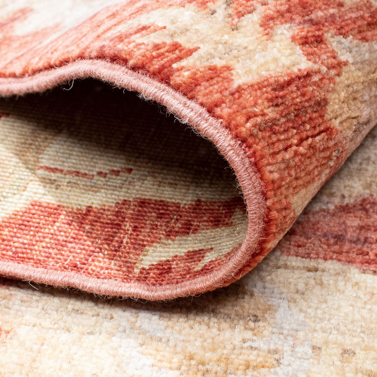 Alfombra Ziegler - 355 x 271 cm - rojo claro