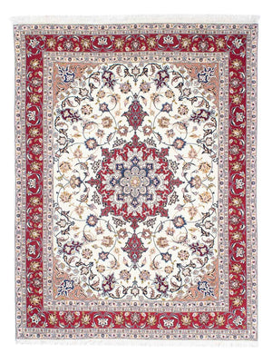 Alfombra Persa - Tabriz - Real - 197 x 151 cm - beige
