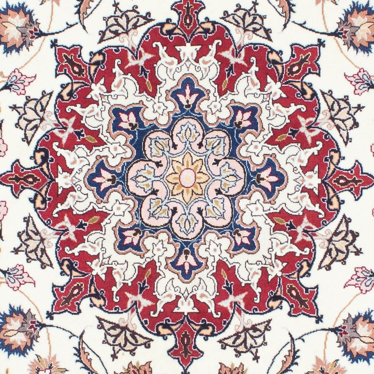 Alfombra Persa - Tabriz - Real - 197 x 151 cm - beige