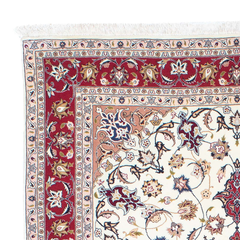 Alfombra Persa - Tabriz - Real - 197 x 151 cm - beige