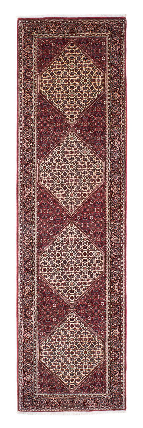 Alfombra de pasillo Alfombra persa - Bidjar - 314 x 88 cm - rojo
