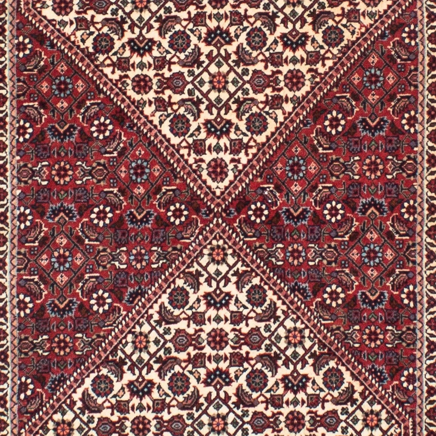 Alfombra de pasillo Alfombra persa - Bidjar - 314 x 88 cm - rojo