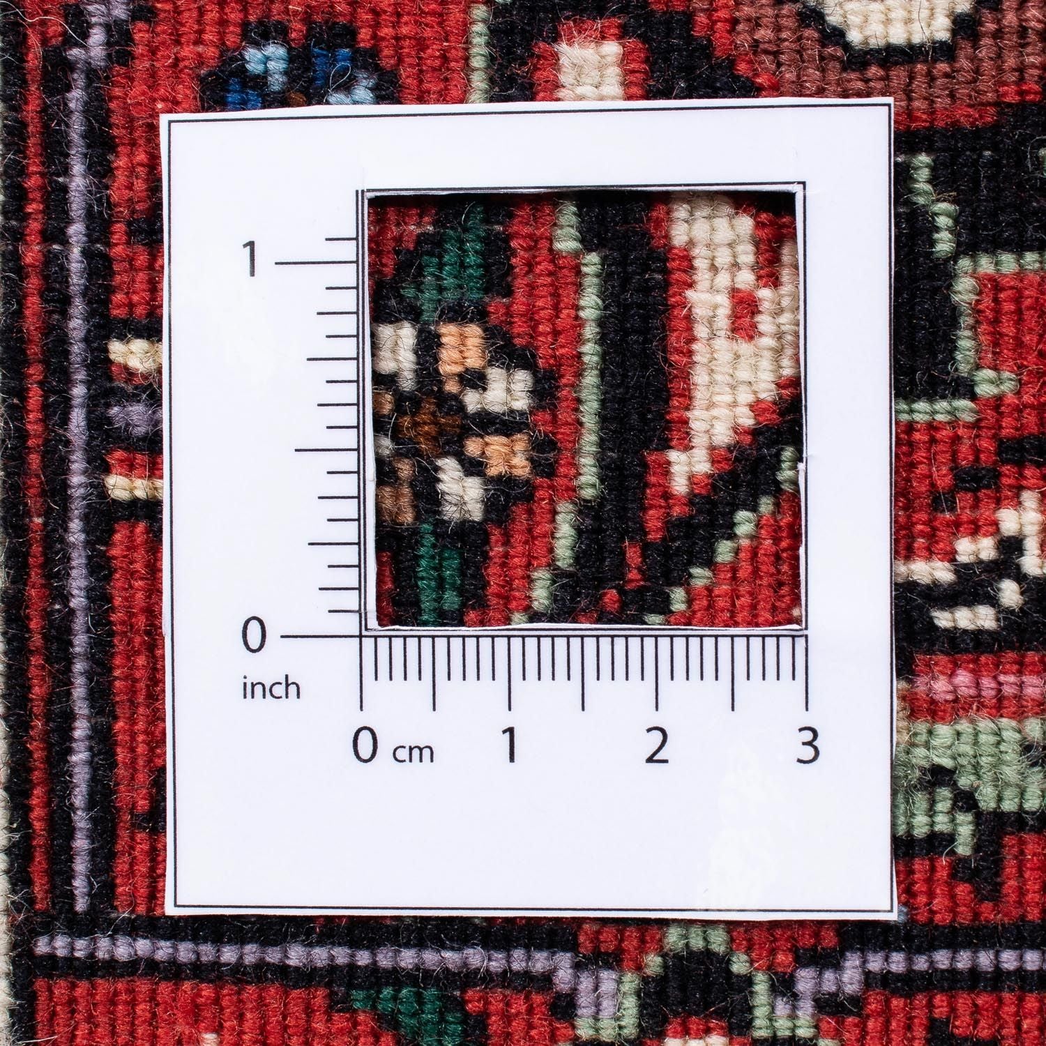Alfombra persa - Bidjar - 244 x 168 cm - azul oscuro