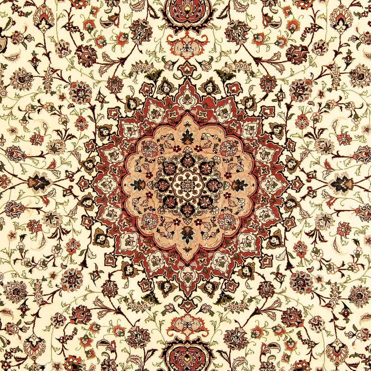 Alfombra Persa - Tabriz - Real - 359 x 248 cm - beige