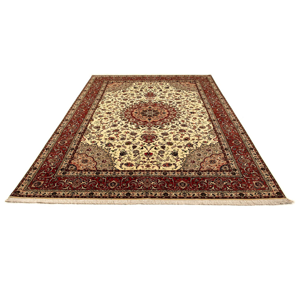 Alfombra Persa - Tabriz - Real - 359 x 248 cm - beige