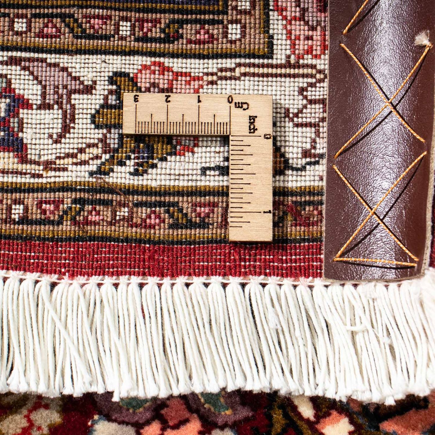 Alfombra Persa - Tabriz - Real - 214 x 153 cm - rojo oscuro