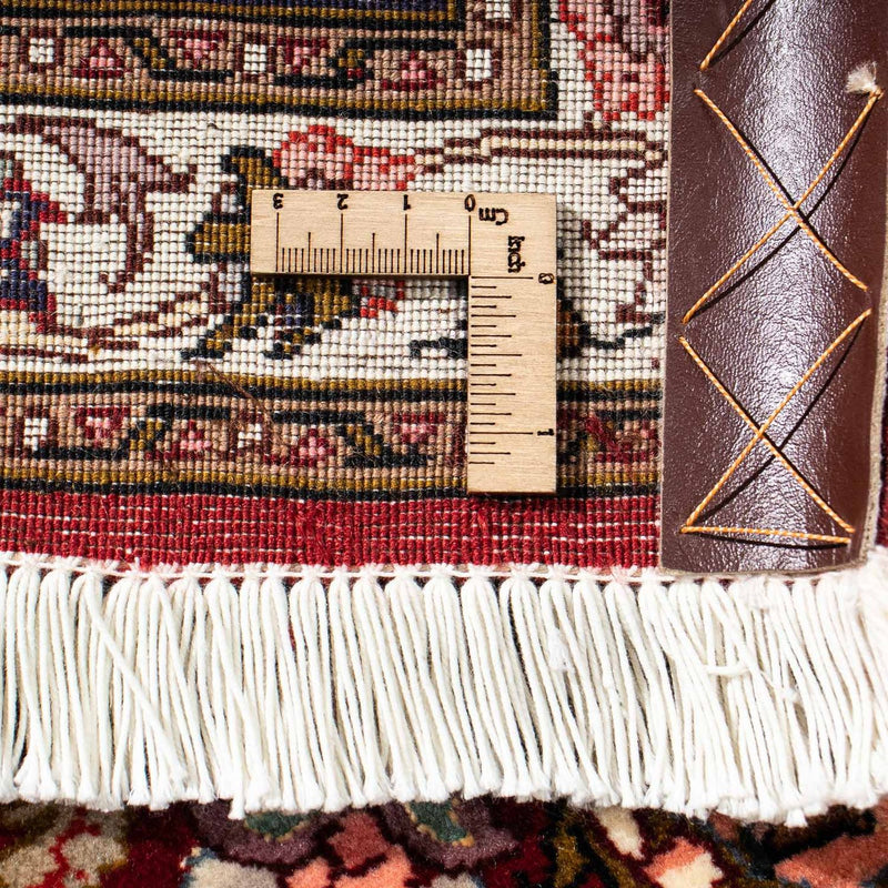Alfombra Persa - Tabriz - Real - 214 x 153 cm - rojo oscuro