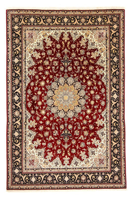 Alfombra Persa - Tabriz - Real - 352 x 249 cm - rojo oscuro