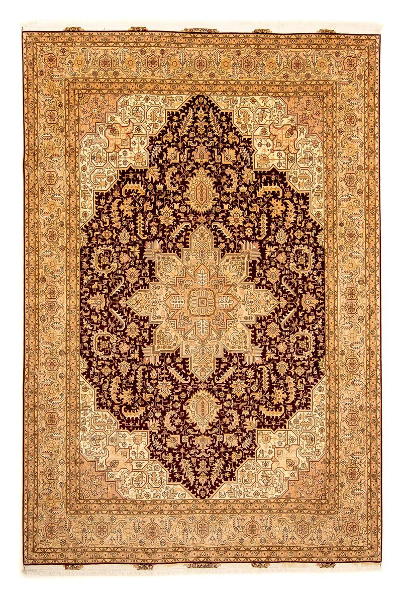 Alfombra Persa - Tabriz - Real - 346 x 245 cm - marrón claro
