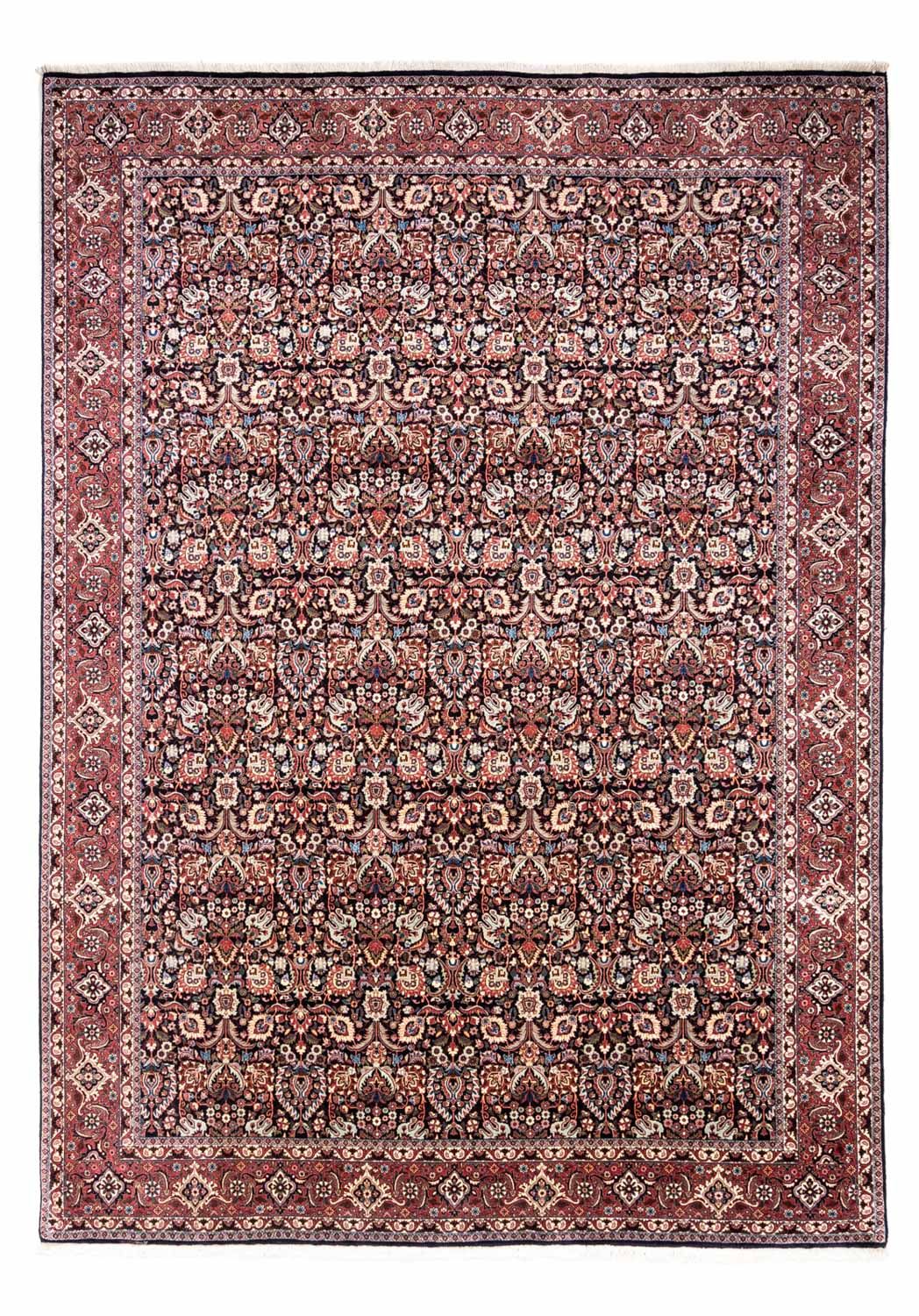 Alfombra persa - Bidjar - 348 x 258 cm - azul oscuro