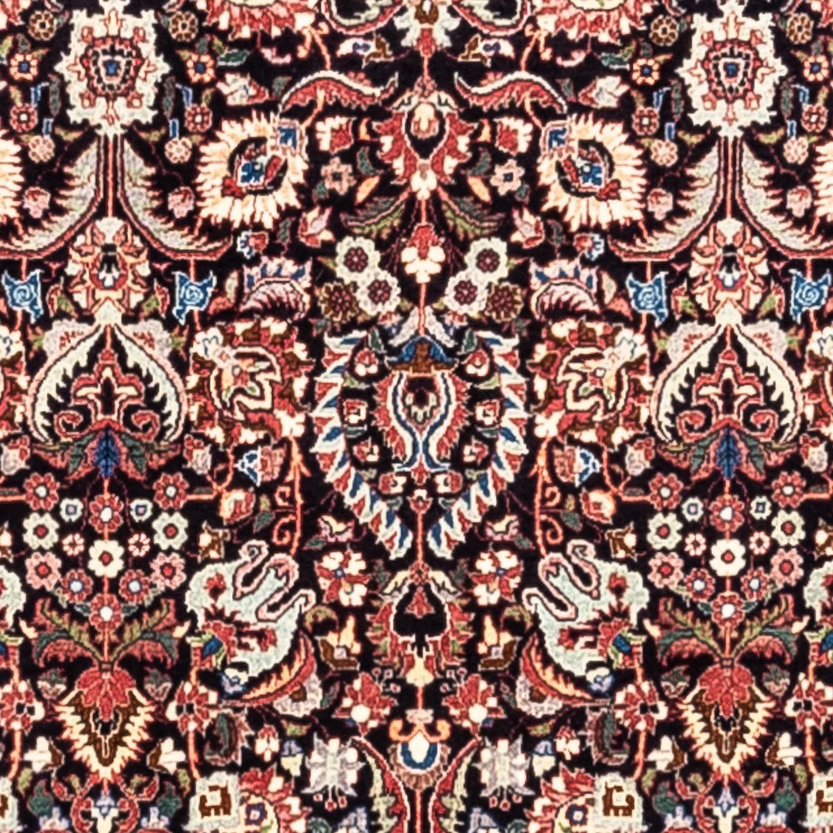 Alfombra persa - Bidjar - 348 x 258 cm - azul oscuro