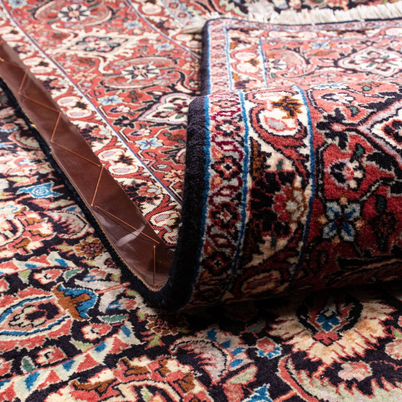 Alfombra persa - Bidjar - 348 x 258 cm - azul oscuro