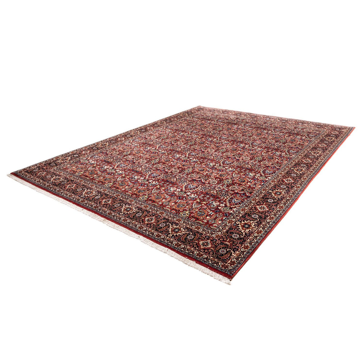 Alfombra persa - Bidjar - 343 x 255 cm - rojo