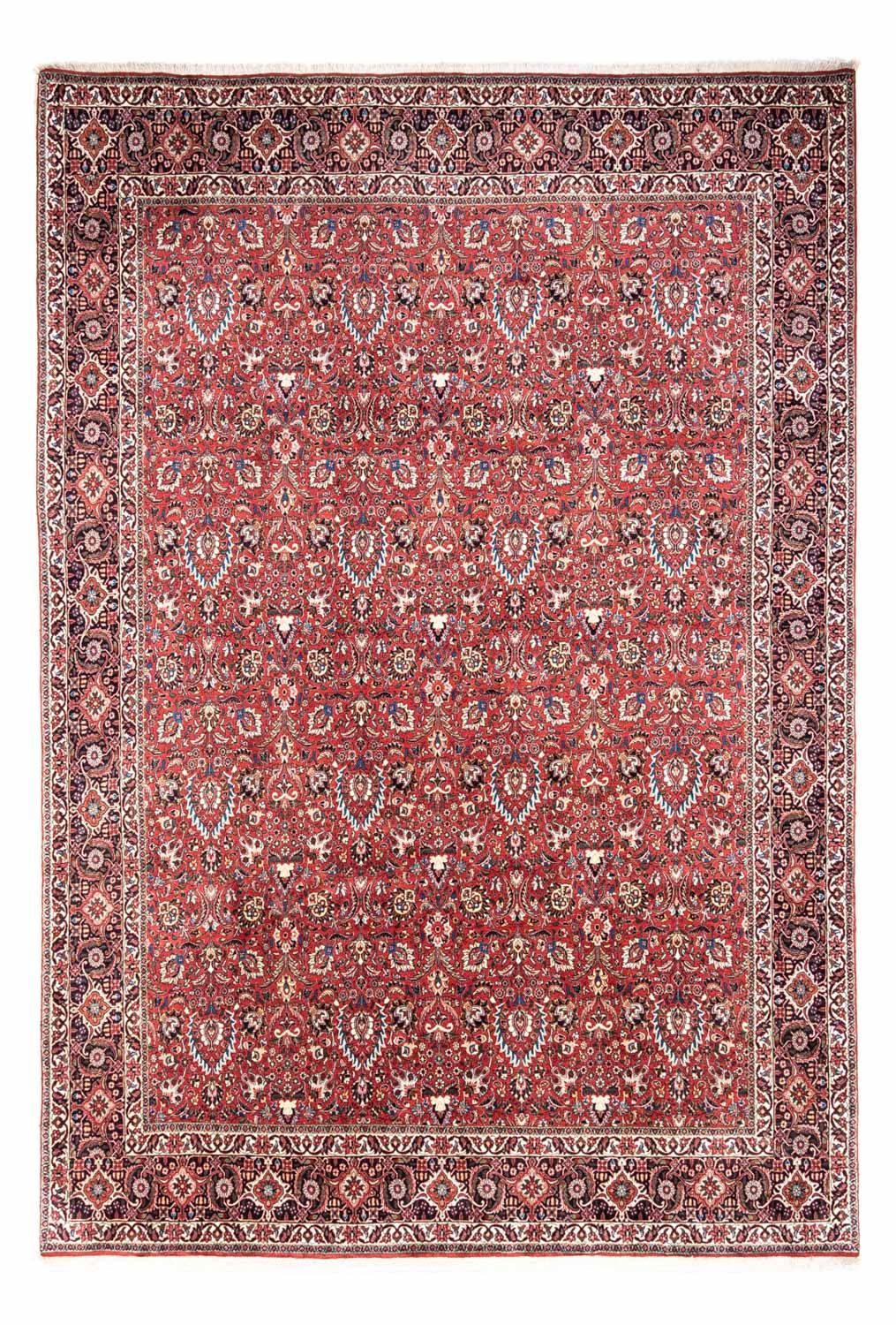 Alfombra persa - Bidjar - 346 x 250 cm - rojo