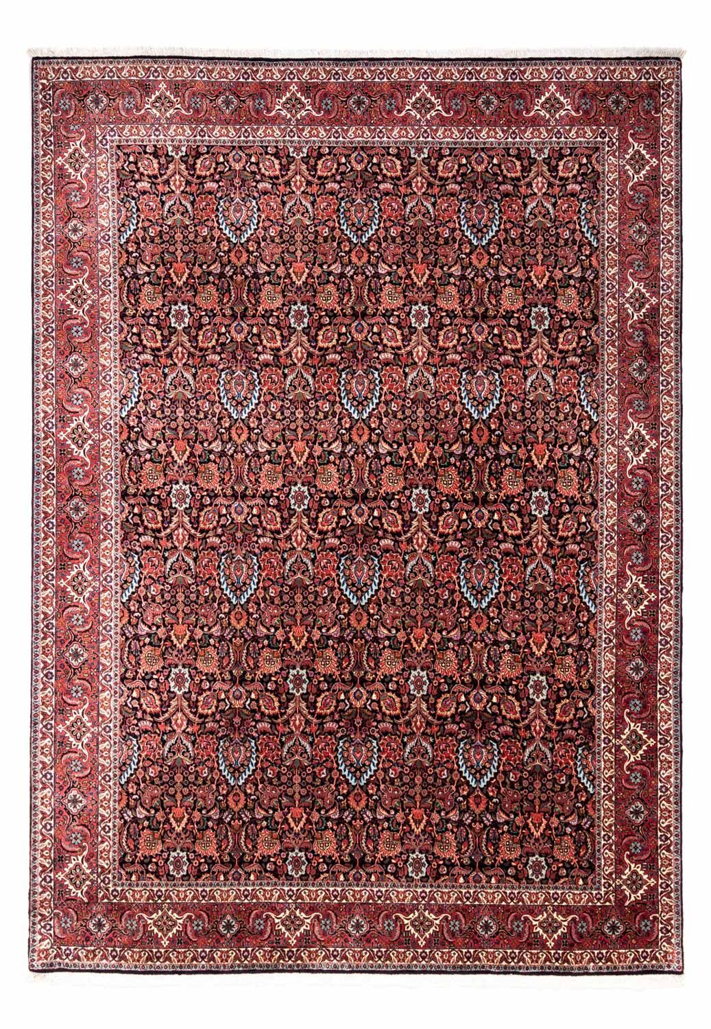 Alfombra persa - Bidjar - 342 x 256 cm - azul oscuro