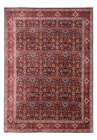 Alfombra persa - Bidjar - 342 x 256 cm - azul oscuro
