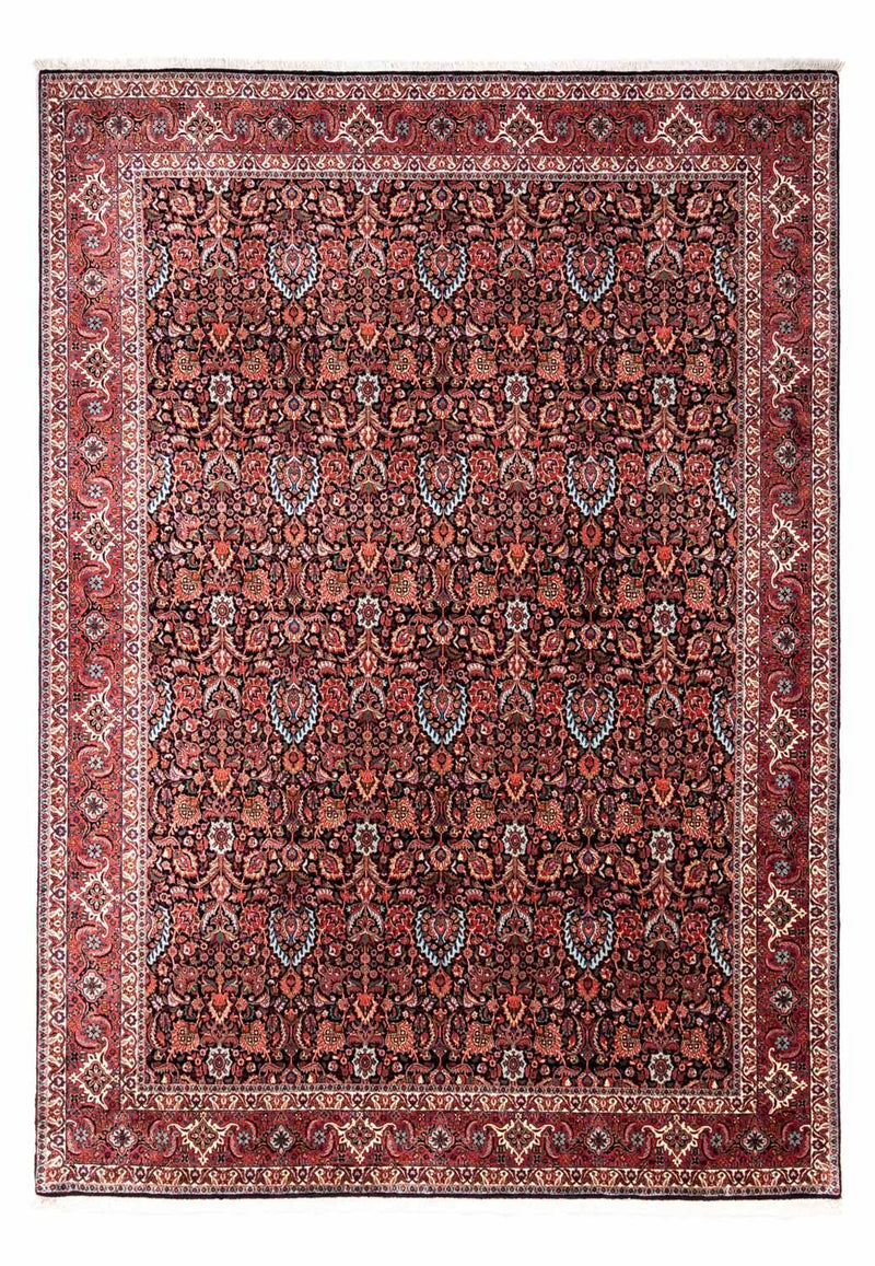 Alfombra persa - Bidjar - 342 x 256 cm - azul oscuro