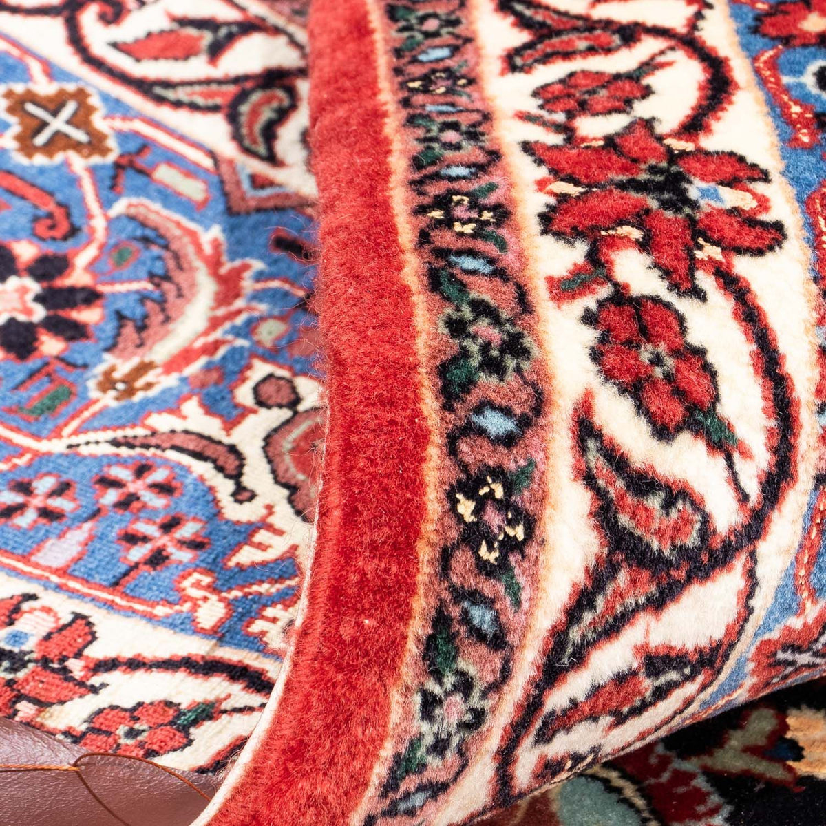 Alfombra persa - Bidjar - 351 x 256 cm - rojo claro