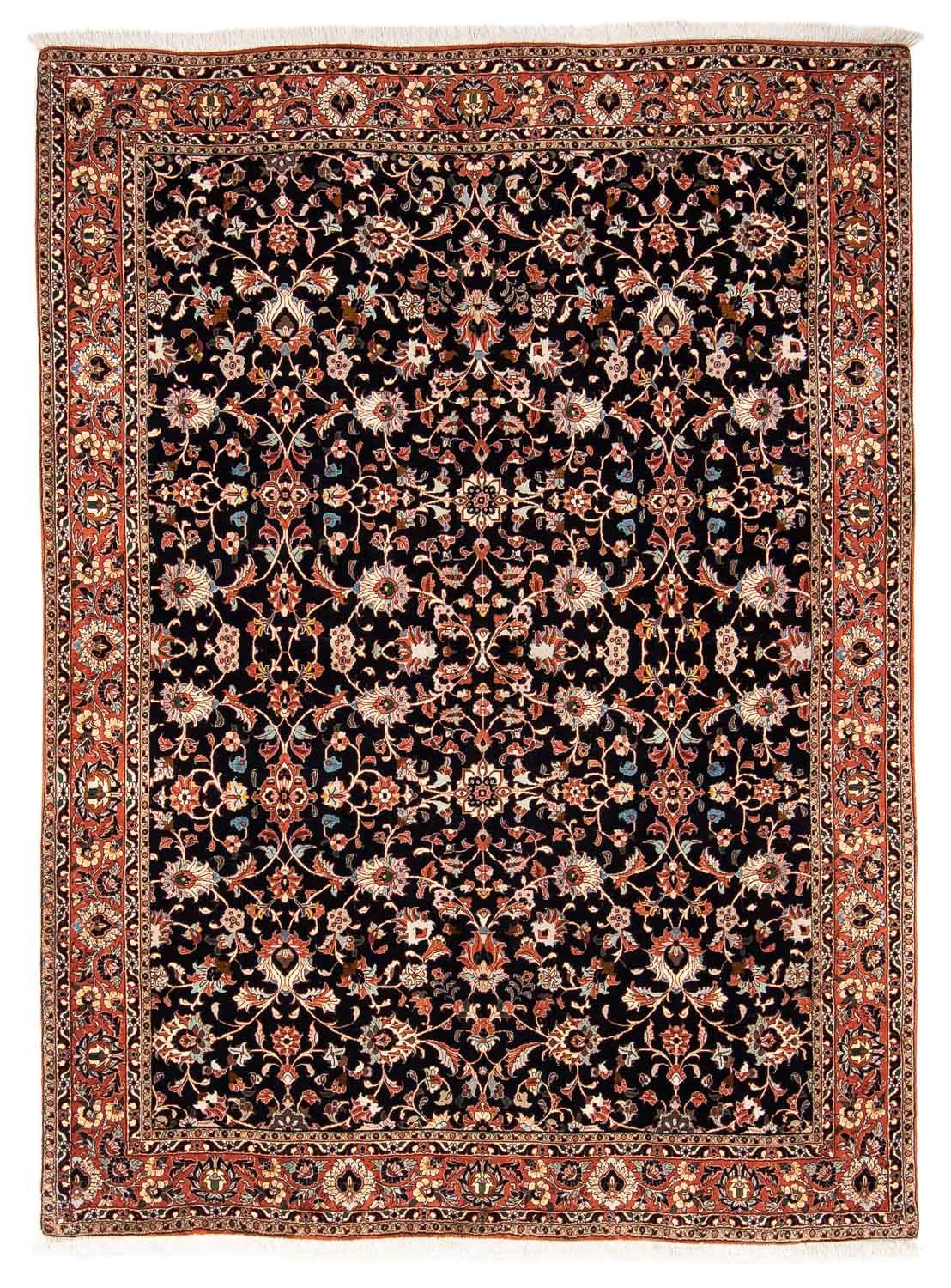 Alfombra persa - Bidjar - 225 x 166 cm - azul oscuro