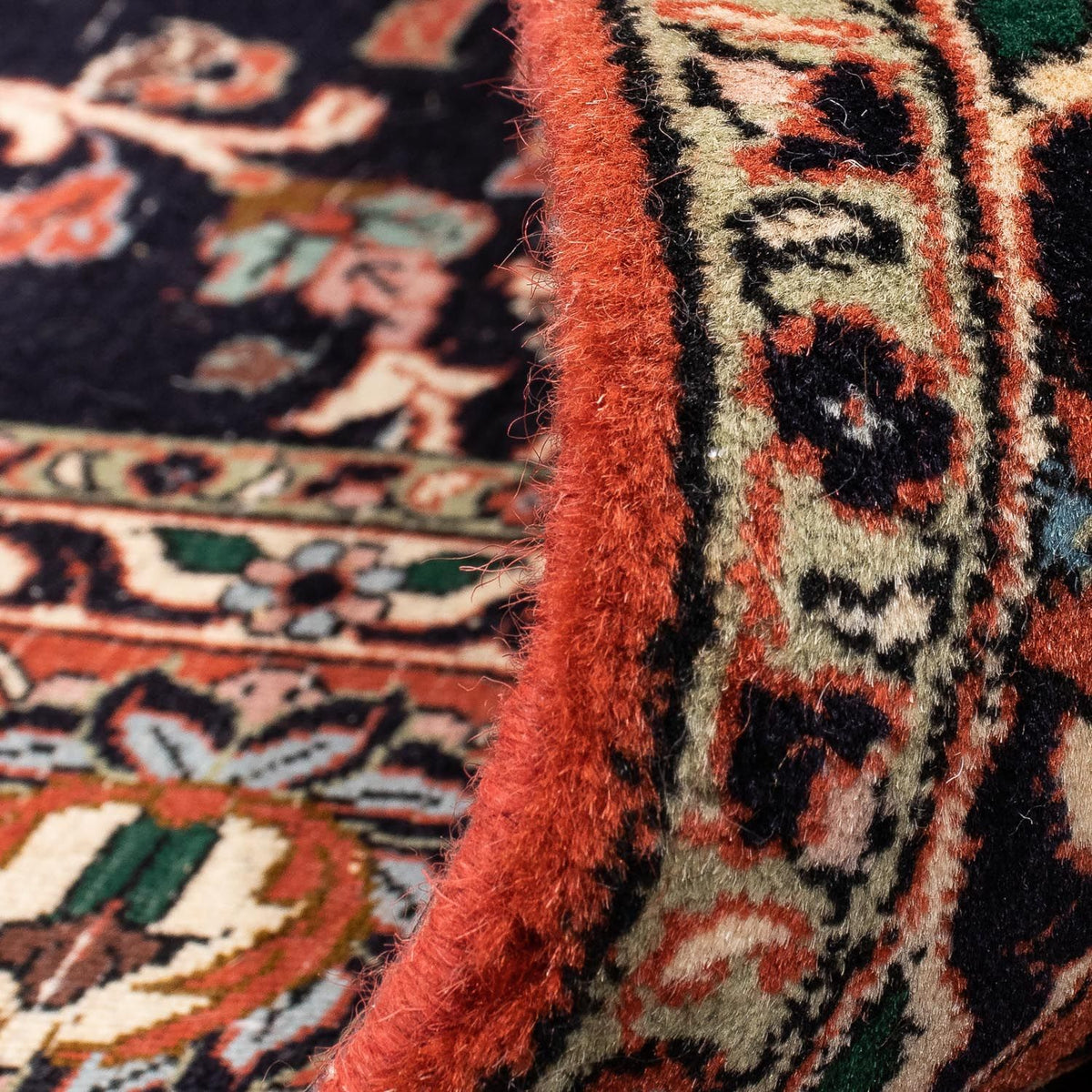 Alfombra persa - Bidjar - 225 x 166 cm - azul oscuro