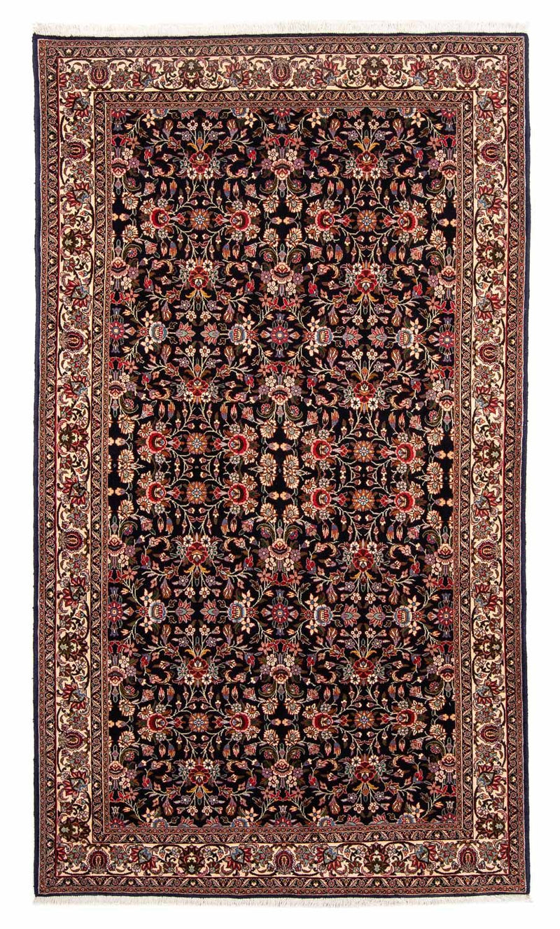 Alfombra persa - Bidjar - 266 x 150 cm - azul oscuro