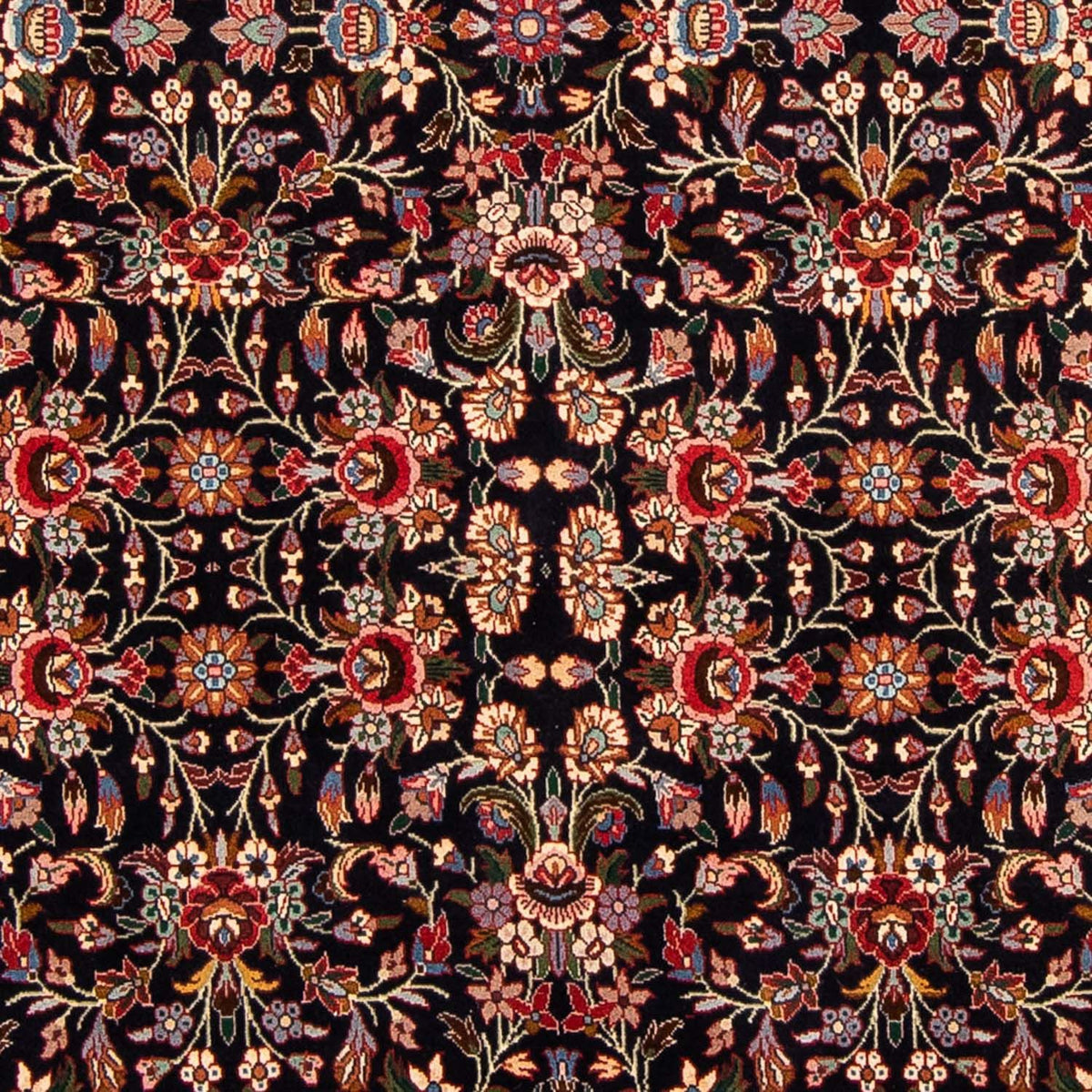 Alfombra persa - Bidjar - 266 x 150 cm - azul oscuro