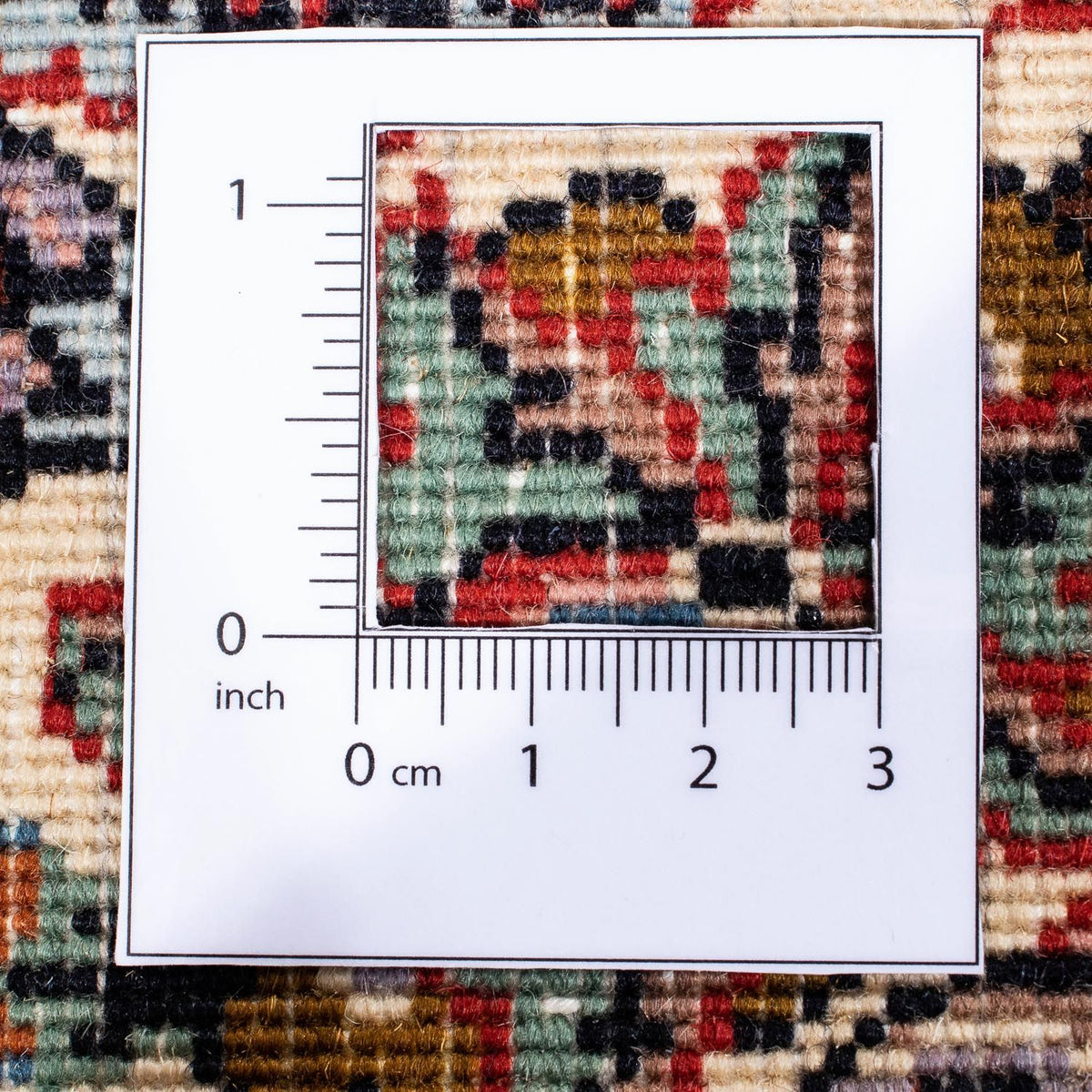 Alfombra persa - Bidjar - 266 x 150 cm - azul oscuro