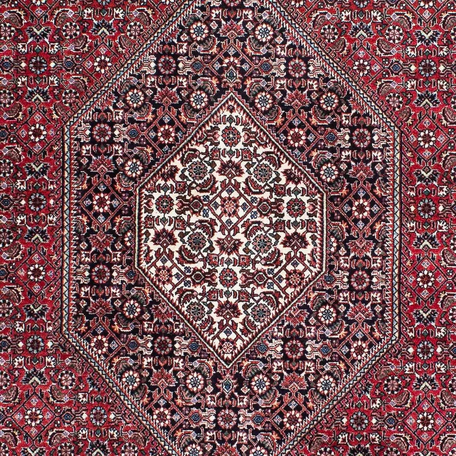 Alfombra persa - Bidjar - 209 x 128 cm - rojo