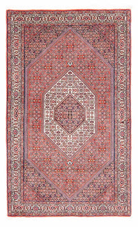 Alfombra persa - Bidjar - 175 x 110 cm - rojo claro