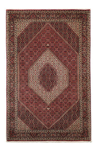Alfombra persa - Bidjar - 305 x 203 cm - rojo oscuro