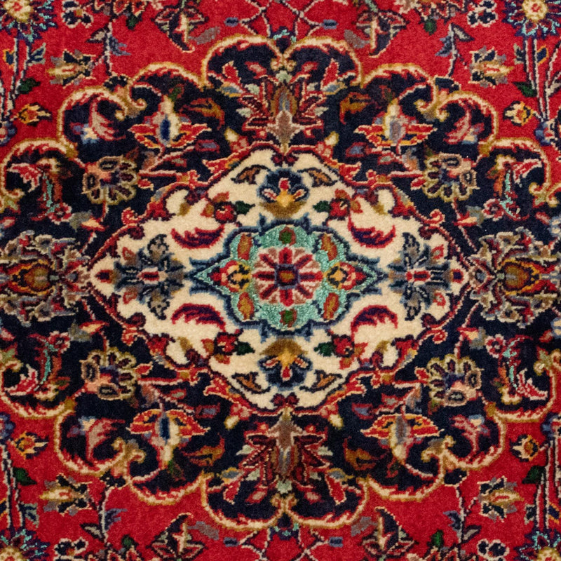 Alfombra persa - Keshan - 224 x 140 cm - rojo