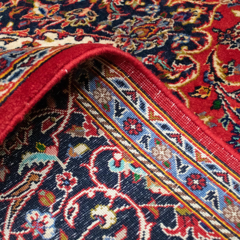 Alfombra persa - Keshan - 224 x 140 cm - rojo