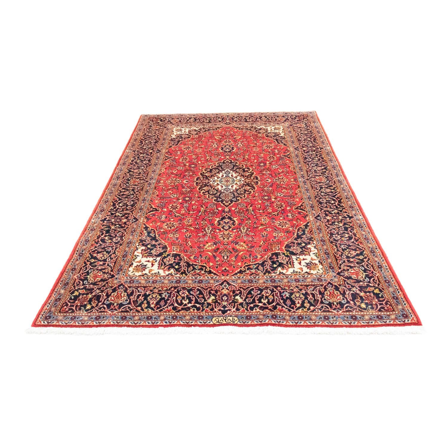 Alfombra persa - Keshan - 224 x 140 cm - rojo