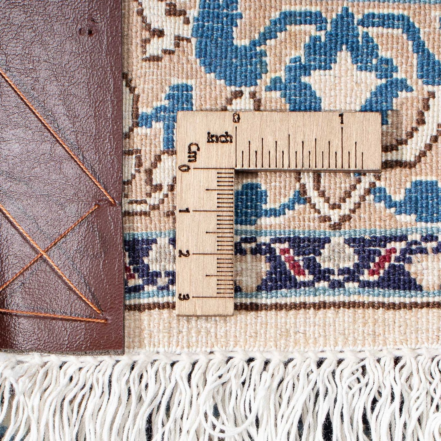 Alfombra Persa - Nain - Prima - 300 x 207 cm - azul oscuro