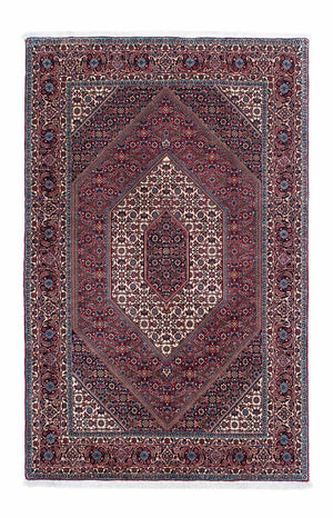 Alfombra persa - Bidjar - 203 x 130 cm - rojo claro