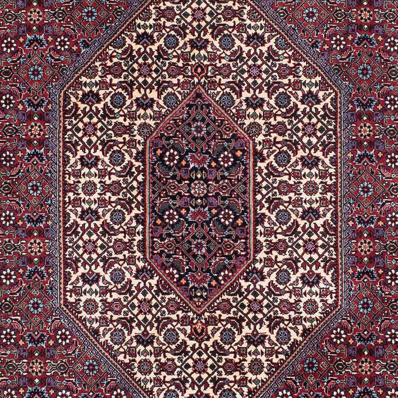 Alfombra persa - Bidjar - 203 x 130 cm - rojo claro