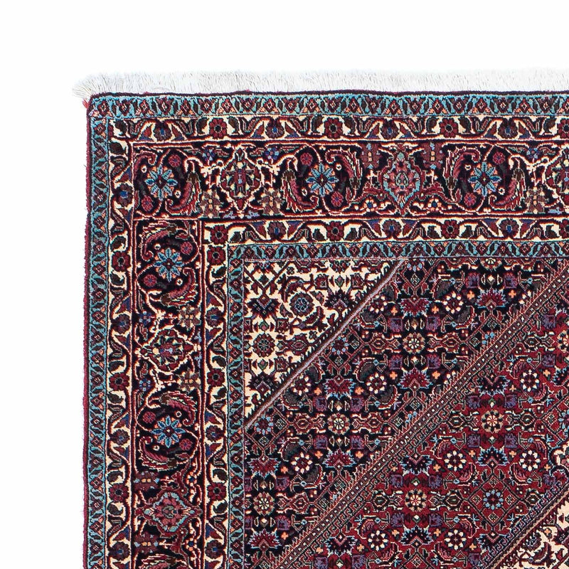 Alfombra persa - Bidjar - 203 x 130 cm - rojo claro