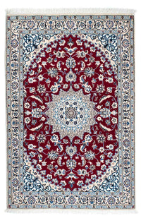Alfombra Persa - Nain - Real - 175 x 112 cm - rojo oscuro